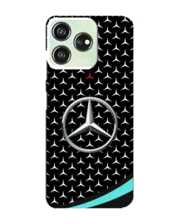 Чехол для ZTE Blade V50 с картинкой «Mercedes — бирюзовый акцент»