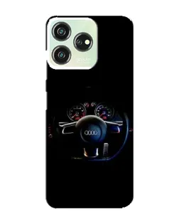 Чохол для ZTE Blade V50 з картинкою «Салон Audi — кермо»