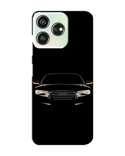 Чехол для ZTE Blade V50 с картинкой «Audi — ночной контур»