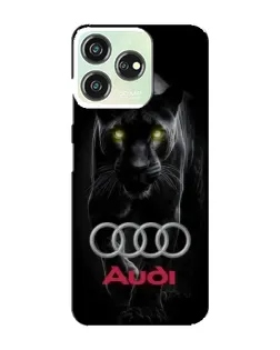 Чехол для ZTE Blade V50 с картинкой «Пантера и Audi»