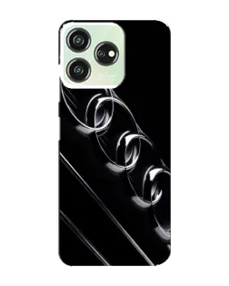 Чехол для ZTE Blade V50 с картинкой «Audi — абстрактные кольца»