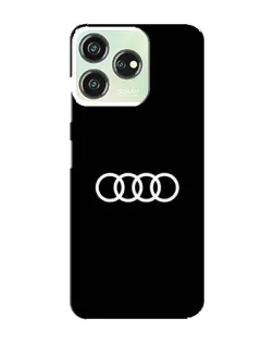 Чехол для ZTE Blade V50 с картинкой «Audi White Logo»