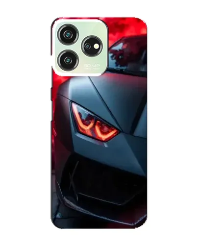 Чехол для ZTE Blade V50 с картинкой «Lamborghini красное сияние»