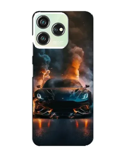 Чехол для ZTE Blade V50 с картинкой «Lamborghini дымная эстетика»