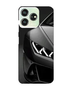 Чехол для ZTE Blade V50 с картинкой «Lamborghini фары детализация»