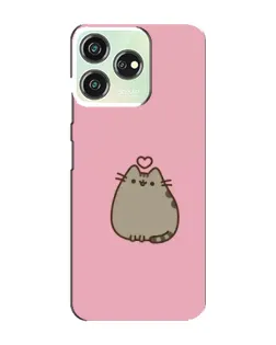 Чохол для ZTE Blade V50 з картинкою «Pusheen серце»