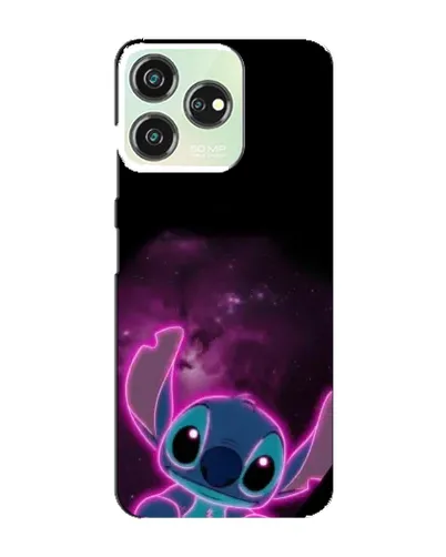 Чехол для ZTE Blade V50 с картинкой «Неоновый Stitch»