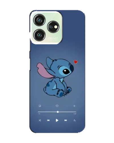 Чехол для ZTE Blade V50 с картинкой «Музыкальный Stitch»