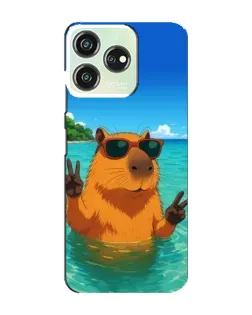 Чохол для ZTE Blade V50 з картинкою «Морська капібара»