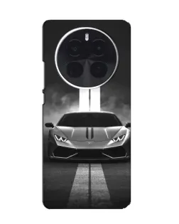 Чехол для ZTE Blade V70 Max с картинкой «Lamborghini симметрия дорог»