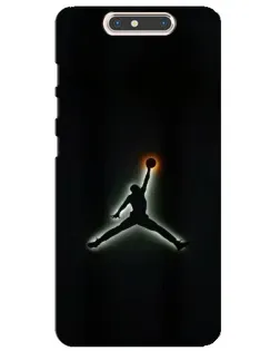 Чехол для ZTE Blade V8 с картинкой «Jordan Gradient Logo»