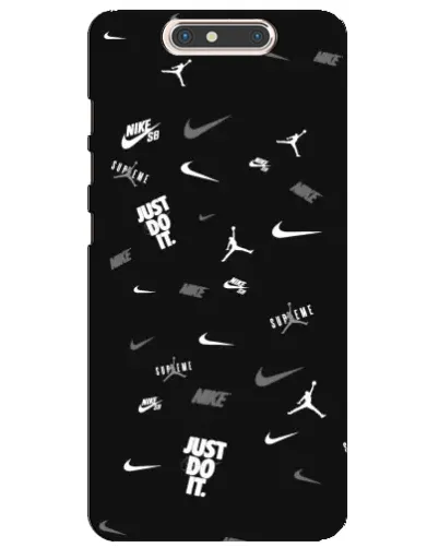 Чехол для ZTE Blade V8 с картинкой «Nike Black Pattern» Чехол для ZTE Blade V8 с картинкой «Nike Black Pattern»