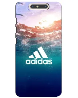 Чехол для ZTE Blade V8 с картинкой «Океанская глубина адидас» Чехол для ZTE Blade V8 с картинкой «Океанская глубина адидас»