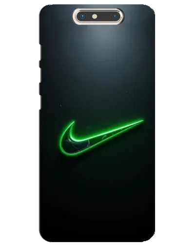 Чехол для ZTE Blade V8 с картинкой «Неоновый контур Nike»