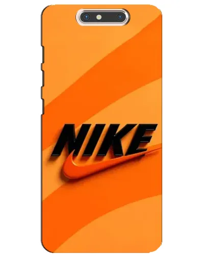 Чехол для ZTE Blade V8 с картинкой «Оранжевый драйв Nike»