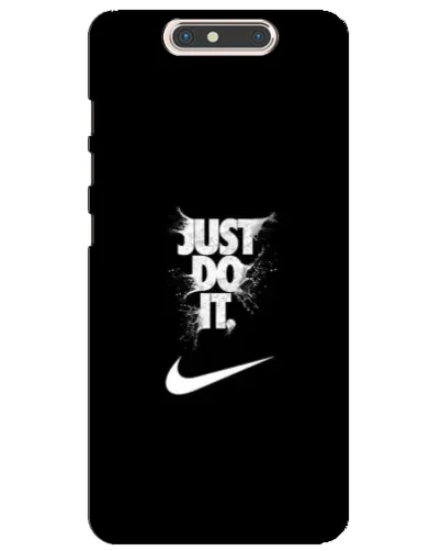Чехол для ZTE Blade V8 с картинкой «Текстовый принт Nike»