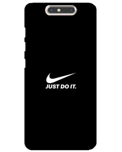 Чехол для ZTE Blade V8 с картинкой «Минимализм от Nike»
