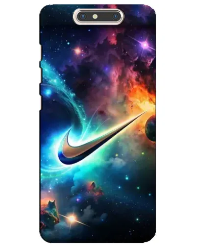 Чехол для ZTE Blade V8 с картинкой «Космический Nike Swoosh»
