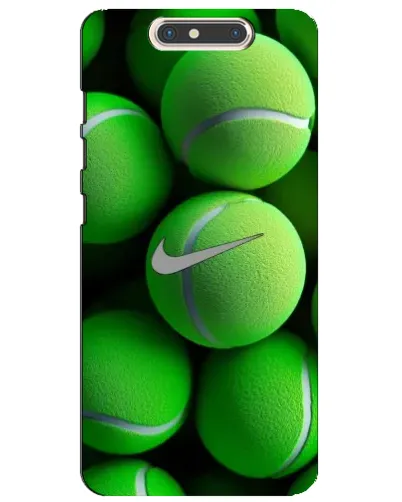 Чехол для ZTE Blade V8 с картинкой «Теннисные мячи Найк»