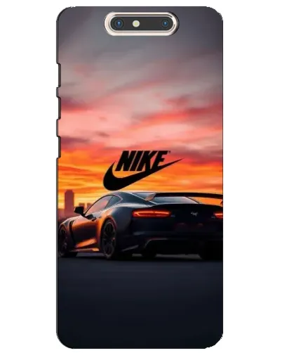 Чехол для ZTE Blade V8 с картинкой «Nike и суперкар»