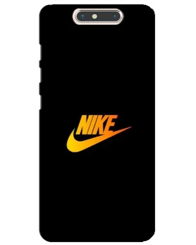 Чехол для ZTE Blade V8 с картинкой «Золотой логотип Nike»