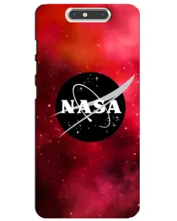 Чехол для ZTE Blade V8 с картинкой «NASA — красная туманность»