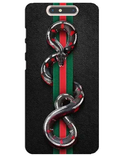 Чехол для ZTE Blade V8 с картинкой «Gucci — змея на полосе» Чехол для ZTE Blade V8 с картинкой «Gucci — змея на полосе»