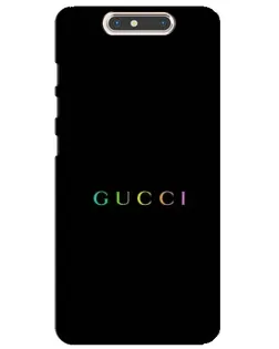 Чехол для ZTE Blade V8 с картинкой «Gucci — неоновый минимализм»