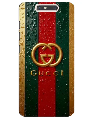 Чехол для ZTE Blade V8 с картинкой «Gucci — фирменная полоса и золото» Чехол для ZTE Blade V8 с картинкой «Gucci — фирменная полоса и золото»