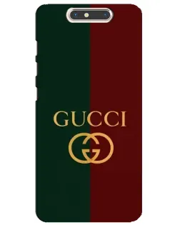 Чехол для ZTE Blade V8 с картинкой «Gucci — темно-зеленый градиент»