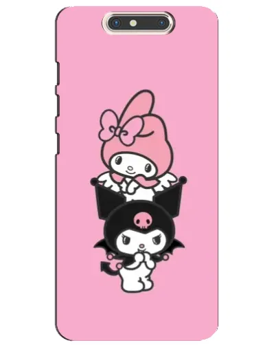 Чехол для ZTE Blade V8 с картинкой «My Melody и Kuromi»