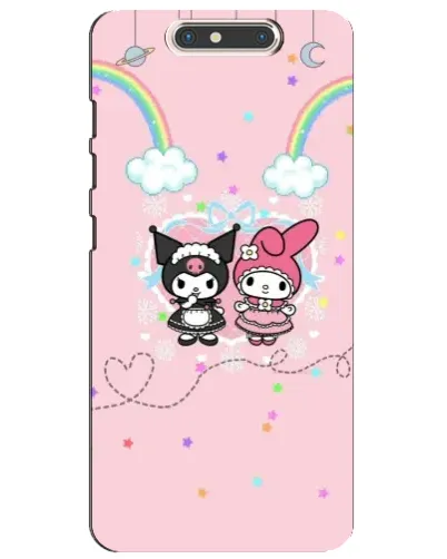Чехол для ZTE Blade V8 с картинкой «My Melody и Kuromi»