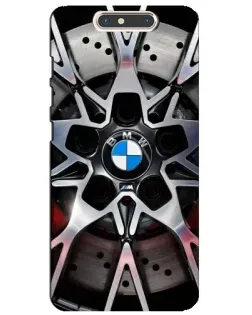 Чехол для ZTE Blade V8 с картинкой «BMW — деталь диска»