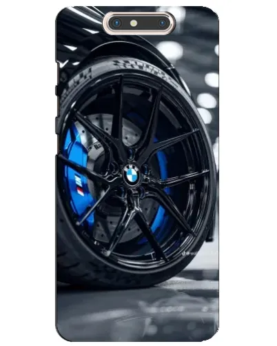 Чехол для ZTE Blade V8 с картинкой «Колесо BMW вблизи»