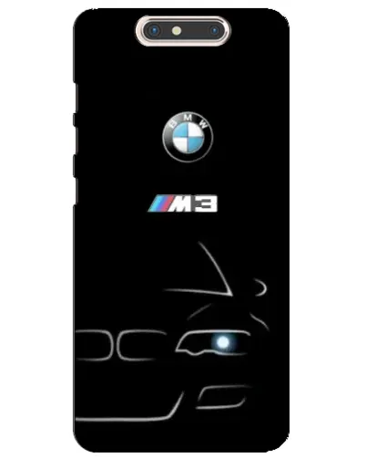 Чехол для ZTE Blade V8 с картинкой «Минималистичный принт BMW M3»