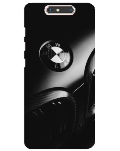 Чехол для ZTE Blade V8 с картинкой «Эмблема BMW — макро»