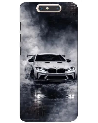Чехол для ZTE Blade V8 с картинкой «BMW сквозь туман»