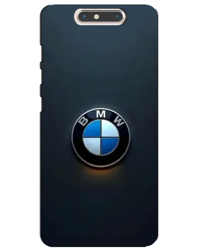 Чехол для ZTE Blade V8 с картинкой «Логотип BMW — минимализм»