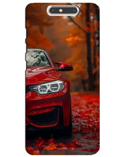 Чехол для ZTE Blade V8 с картинкой «Осенняя BMW M4»