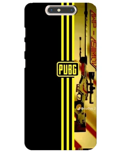 Чехол для ZTE Blade V8 с картинкой «PUBG — камуфляжный шлем»