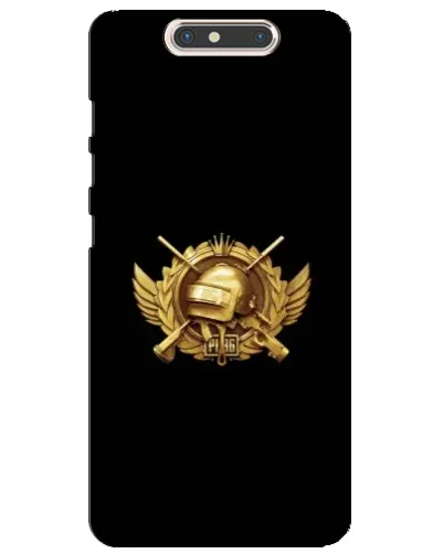 Чехол для ZTE Blade V8 с картинкой «PUBG — оранжевый градиент»