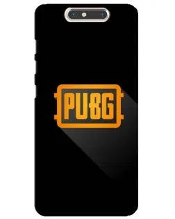 Чехол для ZTE Blade V8 с картинкой «PUBG — рамка лого»