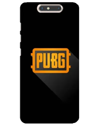 Чехол для ZTE Blade V8 с картинкой «PUBG — рамка лого»