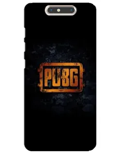 Чехол для ZTE Blade V8 с картинкой «PUBG — золотой логотип»