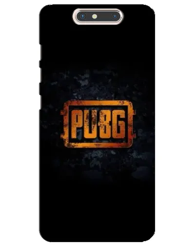 Чехол для ZTE Blade V8 с картинкой «PUBG — золотой логотип»