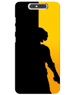 Чехол для ZTE Blade V8 с картинкой «Тень воина PUBG»