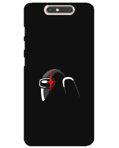 Чехол для ZTE Blade V8 с картинкой «Among Us шлем»