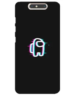 Чехол для ZTE Blade V8 с картинкой «Among Us неон» Чехол для ZTE Blade V8 с картинкой «Among Us неон»
