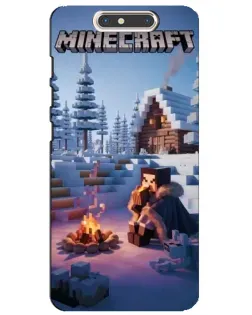 Чохол для ZTE Blade V8 з картинкою «Зимовий Minecraft» Чохол для ZTE Blade V8 з картинкою «Зимовий Minecraft»