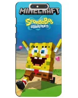 Чохол для ZTE Blade V8 з картинкою «Губка Боб Minecraft» Чохол для ZTE Blade V8 з картинкою «Губка Боб Minecraft»